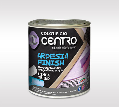 ARDESIA FINISH - Vernice trasparente opaca antigraffio ad acqua