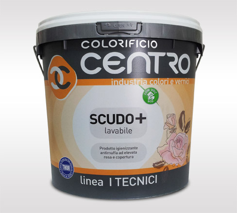 SCUDO + Lavabile opaca antimuffa certificata