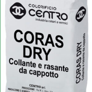CORAS DRY – COLLANTE E RASANTE IN POLVERE – PER SISTEMA A CAPPOTTO CERTIFICATO