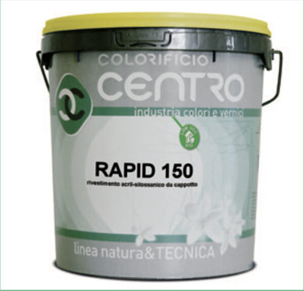 RAPID 150 – RIVESTIMENTO ACRIL–SILOSSANICO DA CAPPOTTO